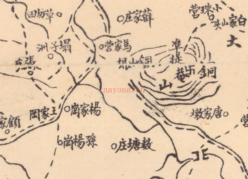 1940年代《仪征县图》