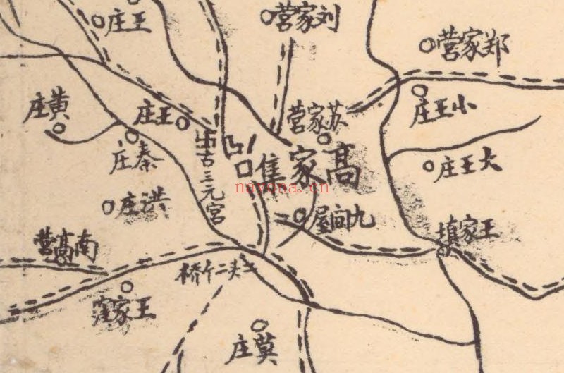 1940年代《仪征县图》