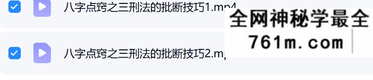 夏光明 郭舒涵（德福）《八字点窍之三刑法的批断技巧》2集视频约3.5小时