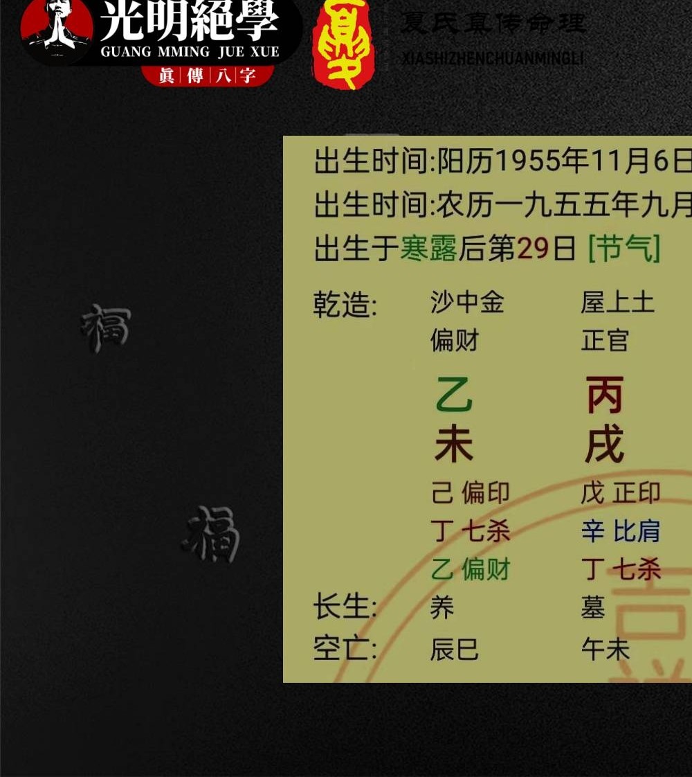 夏光明 郭舒涵（德福）《八字大成运作原理之制用》视频4集+文档