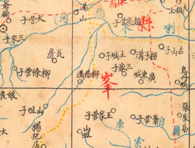 1946年《热河省分县地图》