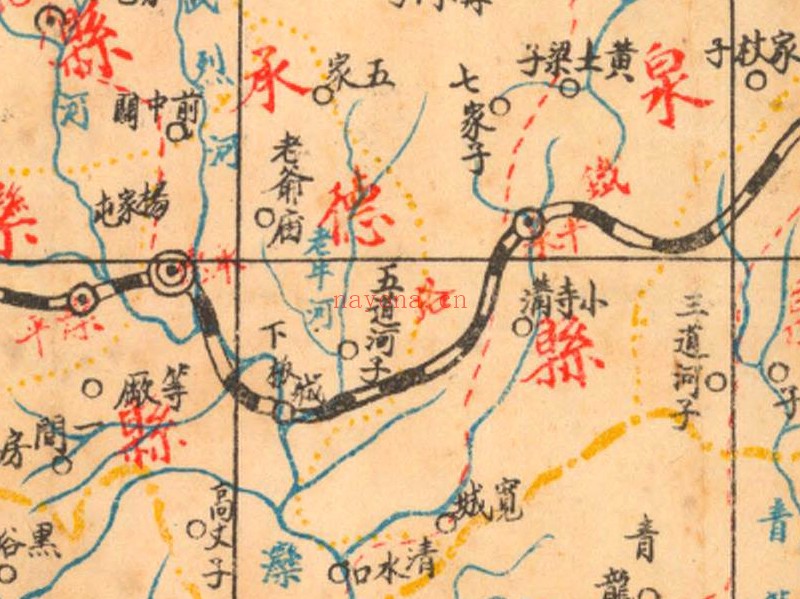 1946年《热河省分县地图》