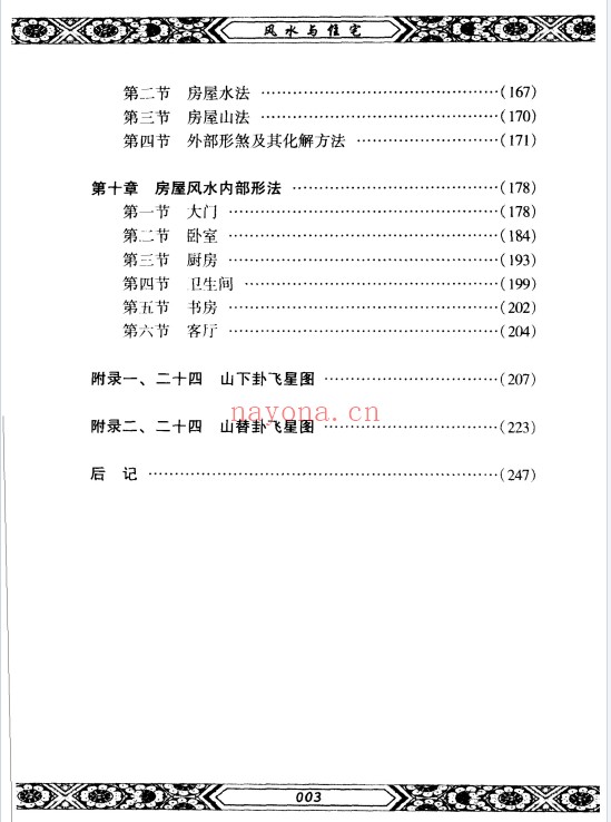 余易风水与住宅255页PDF 住宅风水