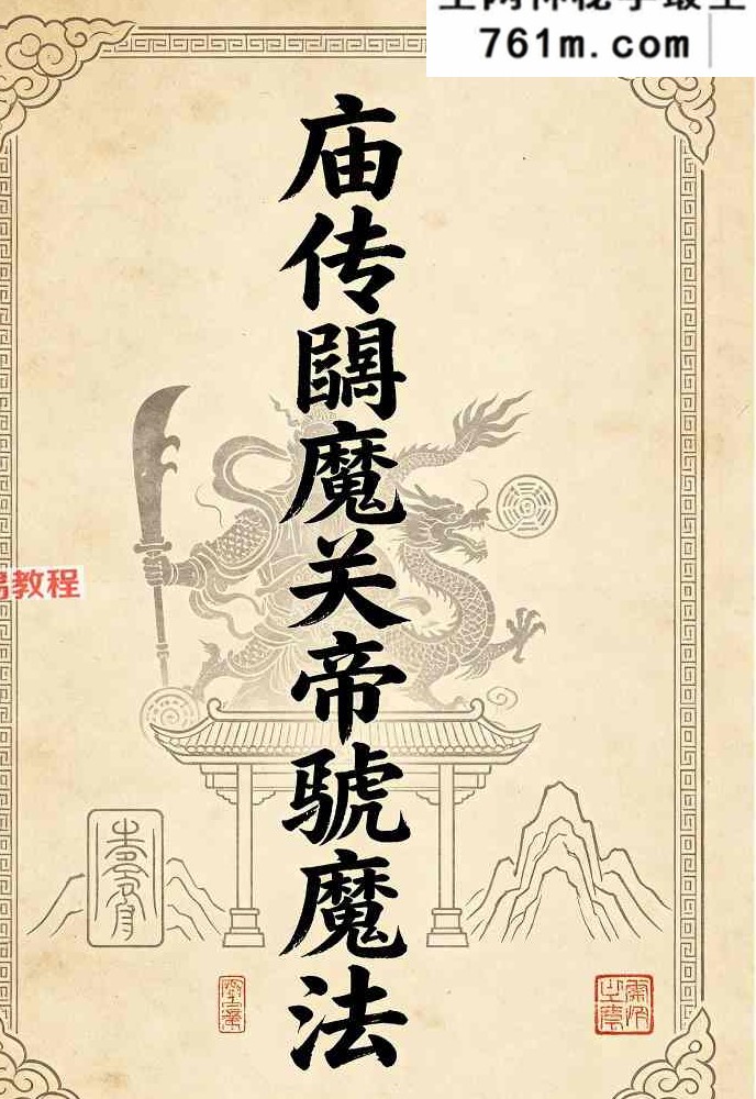 《庙传馘魔关帝虢魔法》关帝法讲义 41页【原版】.pdf