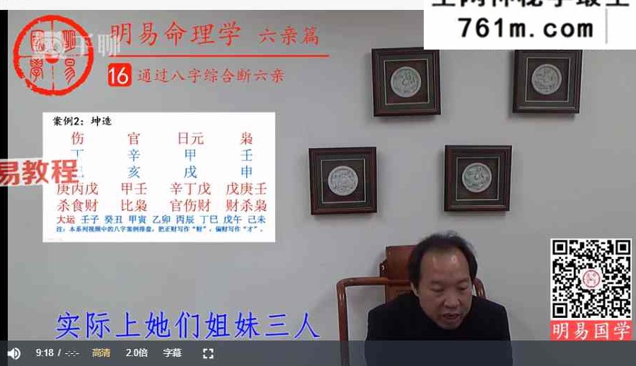 徐丙昕四柱八字六亲篇 视频16集