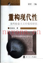 重构现代性  当代社会主义价值观研究