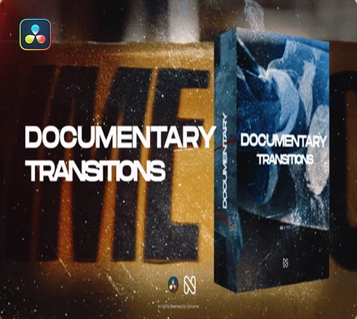 达芬奇纪录片叙事电影转场预设 Documentary Transitions for DaVinci Resolve