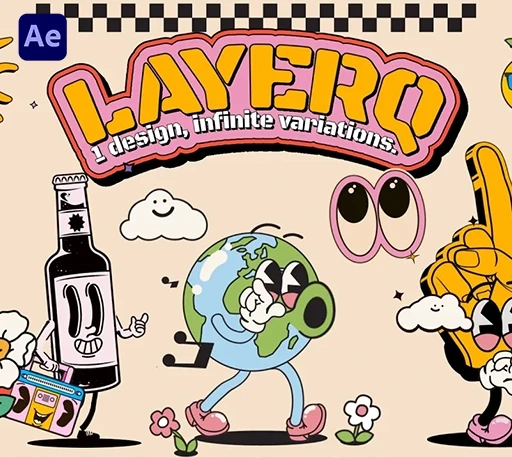 AE图层批量管理一键渲染脚本 LAYERQ V1.0.0 + 使用教程｜星聚资源网