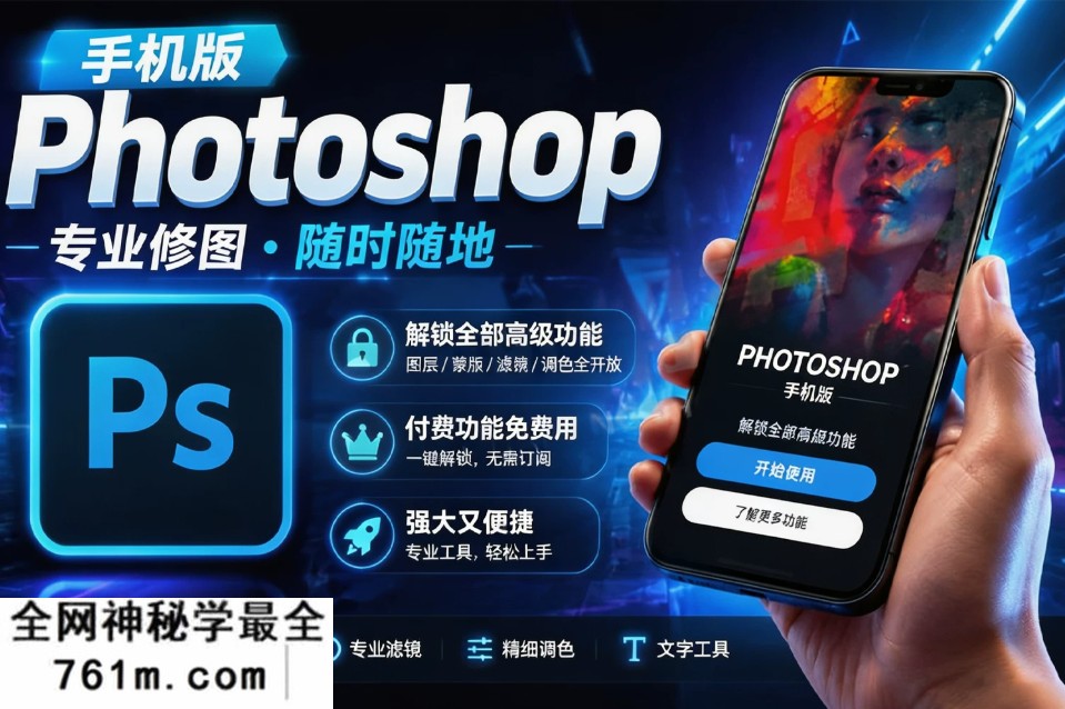 重磅更新|Photoshop 手机端 v18.1.35,AI 一键识别画面主体