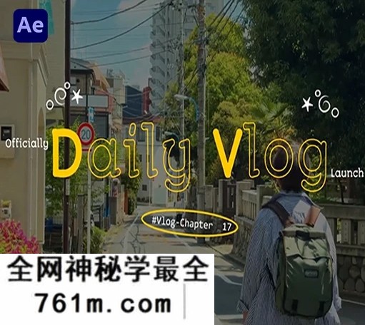 AE旅行地图路线飞机航线定位标记Vlog动画素材包 Travel Vlog Kit-星聚资源网