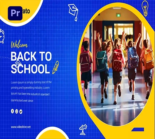 教育机构宣传学校活动儿童内容推广视频PR模板 Back to School|星聚资源网
