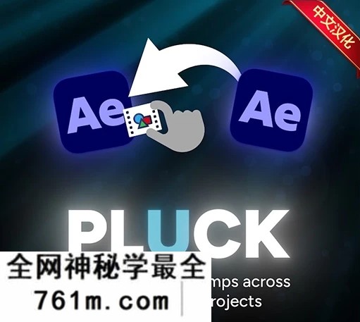 中文汉化-AE项目工程文件提取脚本 Pluck V1.5.0 + 使用教程