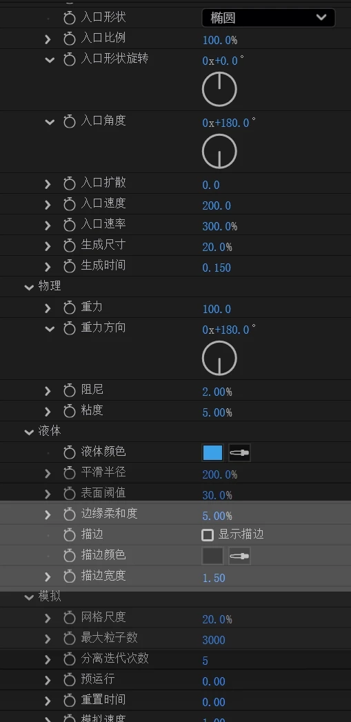 中文汉化-AE二维MG液体流体模拟插件 Aquon V1.1 Win/Mac + 使用教程