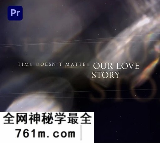 PR电影感婚礼浪漫片头片尾标题字幕模板 Wedding Romantic Titles 4K-星聚资源网