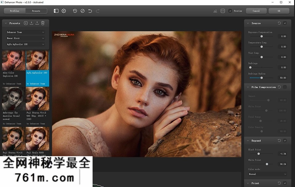 【PS/LR插件】Dehancer Film v2.8 电影柯达富士胶片模拟颜色分级PS/LR插件WINX64