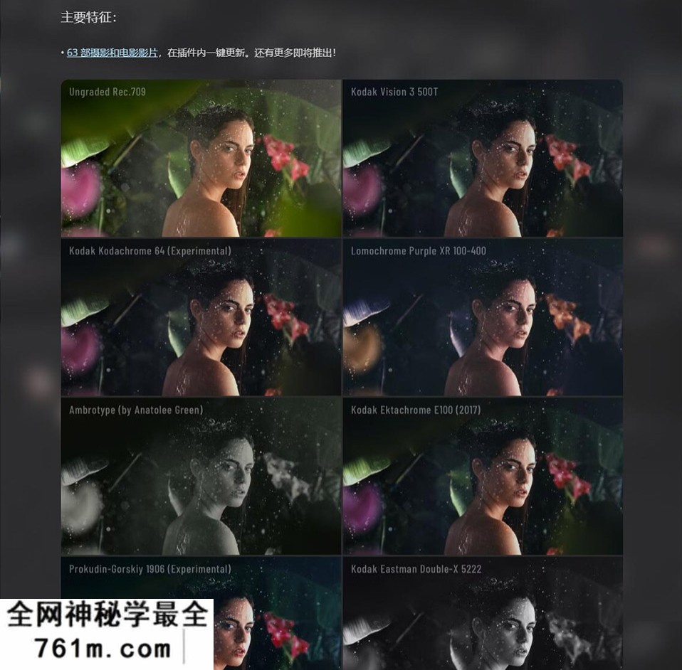 【PS/LR插件】Dehancer Film v2.8 电影柯达富士胶片模拟颜色分级PS/LR插件WINX64