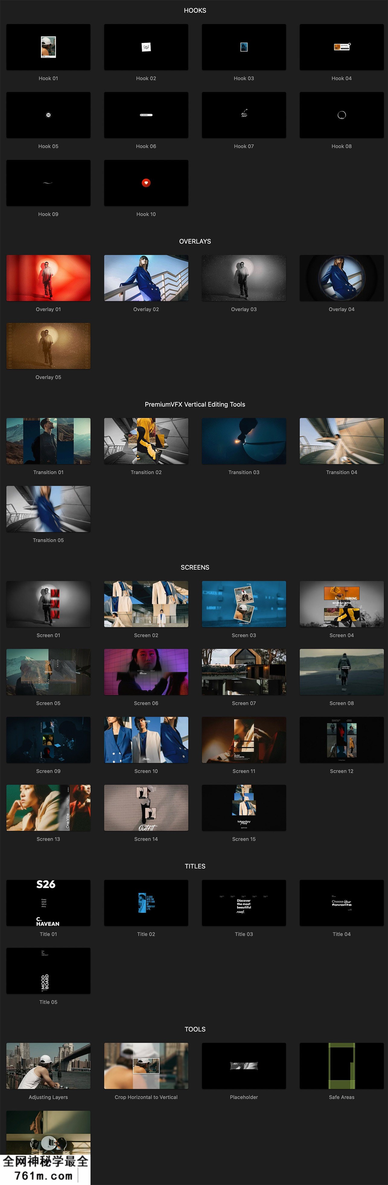 中文汉化-FCPX竖屏视频编辑工具包 Vertical Editing Tools