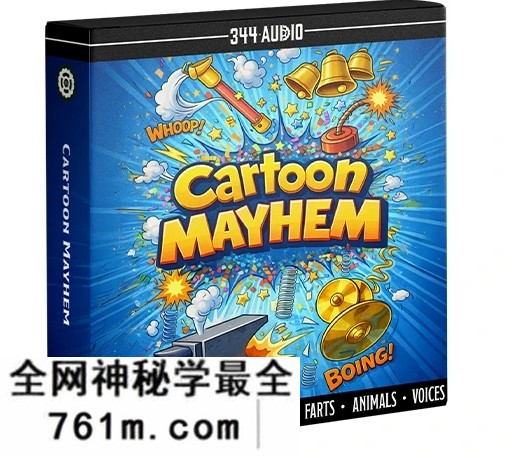 卡通搞笑夸张动画音效素材包 Cartoon Mayhem Mini Library