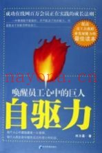 自驱力  唤醒员工心中的巨人