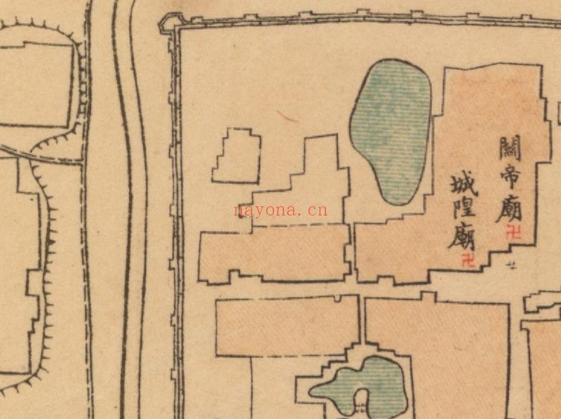 1923年《砀山县城厢图》