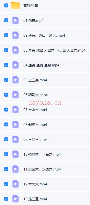 刘红云董氏奇穴临床精进班53集视频 董氏奇穴
