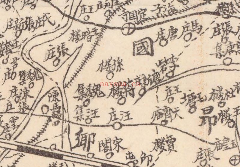 1943年《砀山县全图》