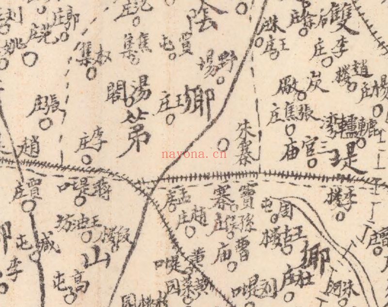 1943年《砀山县全图》