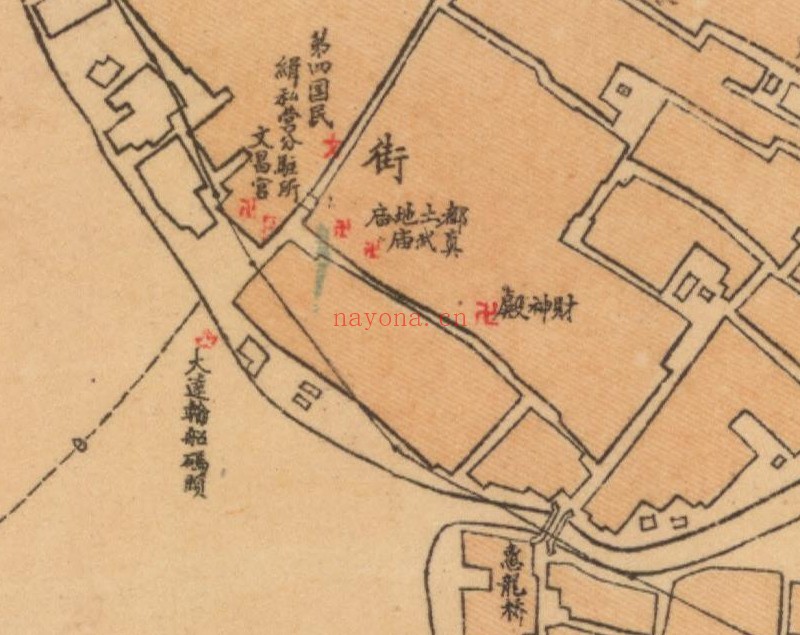 1923年《阜宁县城厢图》
