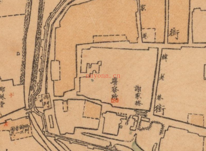 1923年《东海县城厢图》