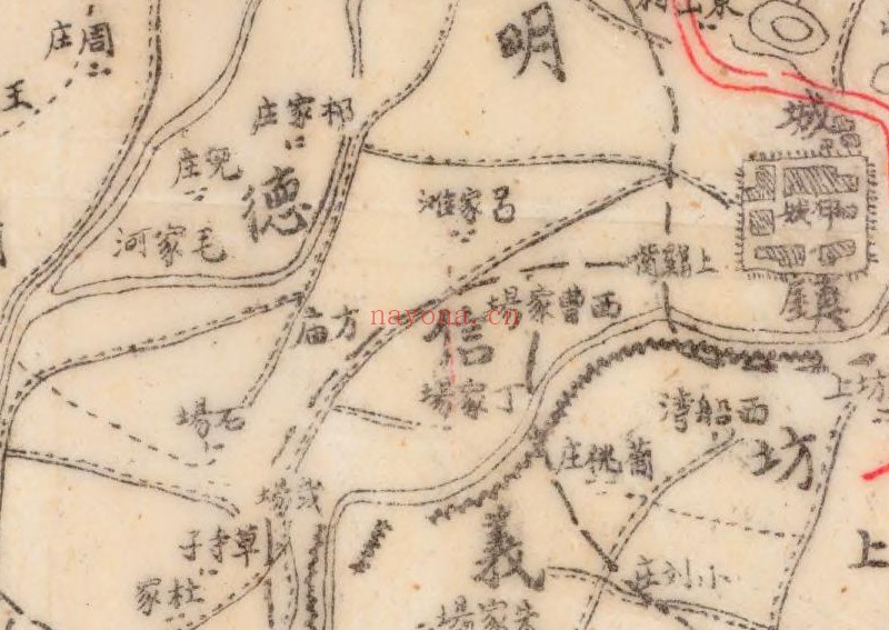 民国时期《邳县全图》