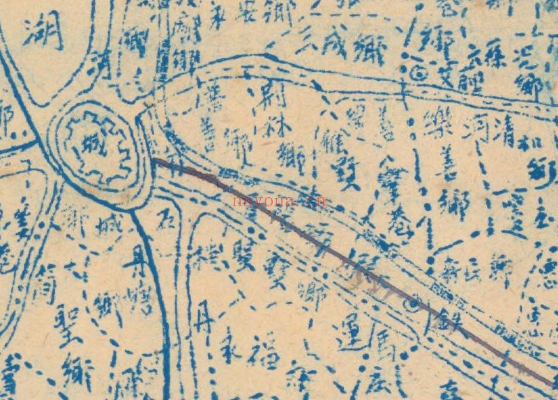1940年代《丹阳县略图》