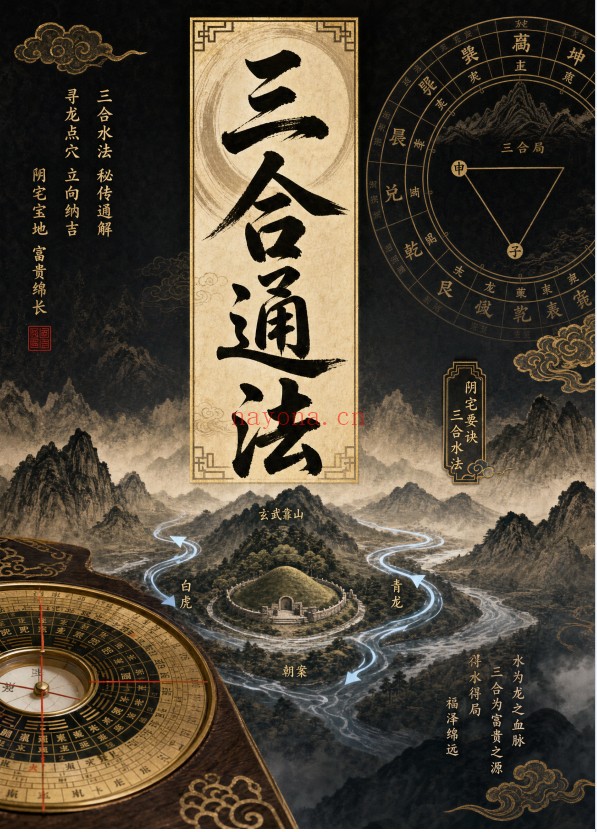三合通法阴宅要诀523页PDF 阴宅风水