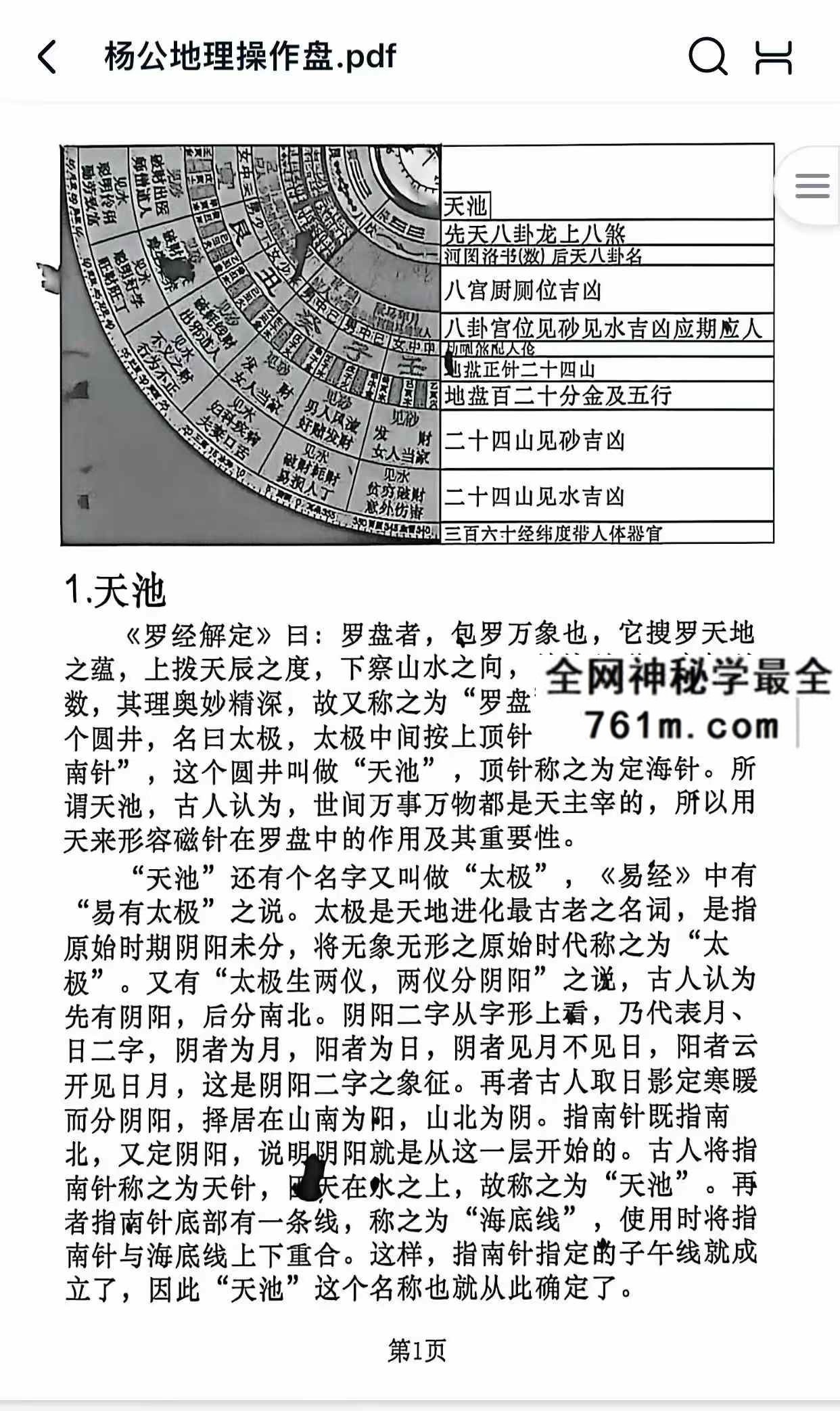 杨公地理操作盘
