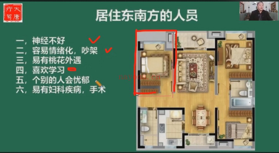大唐行易唐友权清竹易学班13集视频 风水教程