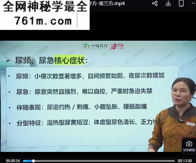 中域张兰方孙思邈罐法视频课程30集