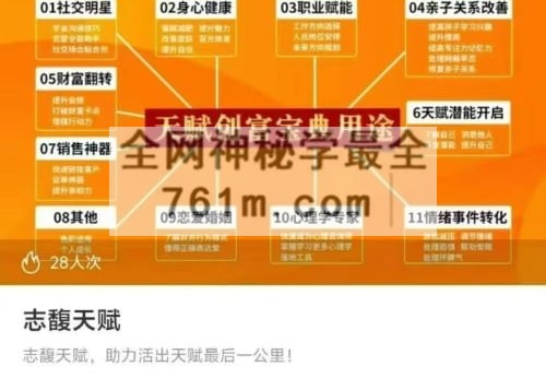 A2508志馥天赋两套 生命数字《天赋创富宝典》视频74集