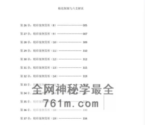 J180梅花探源与六爻解真（精华版）PDF电子书360页