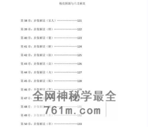 J180梅花探源与六爻解真（精华版）PDF电子书360页