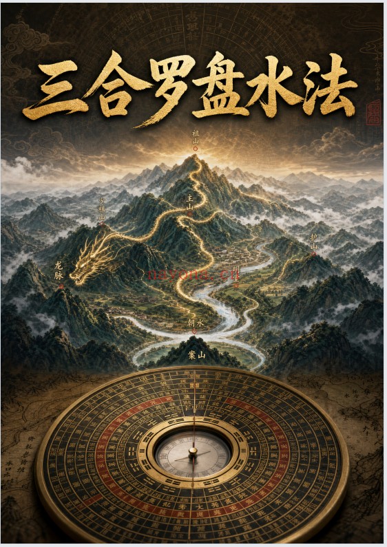 三合罗盘水法102页PDF 罗盘水法