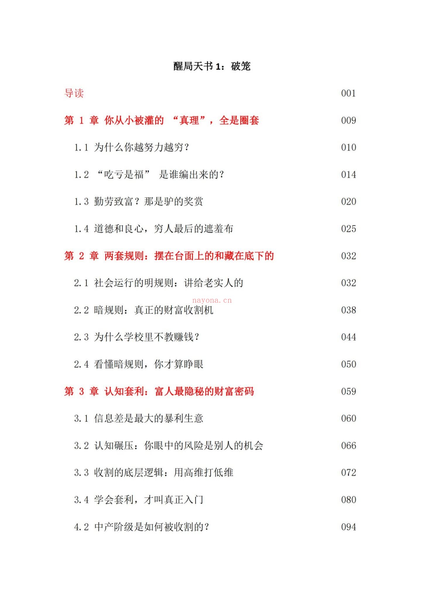 《醒局天书一套10本电子版》PDF电子书（10册PDF电子书）