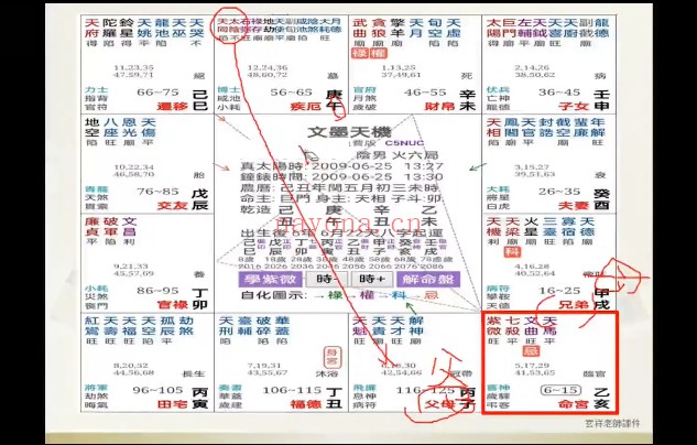 玄祥道传紫微斗数初阶班4天视频 紫微教程