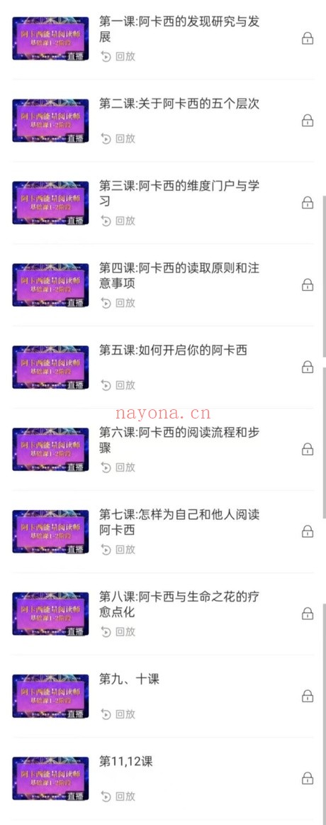 雅琳阿卡西能量阅读师1-4阶音频课 阿卡西教程