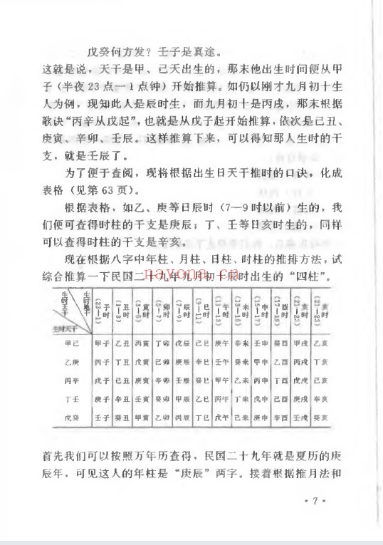 妙铁真人先天皇极派四柱命理大成191页PDF 八字教程