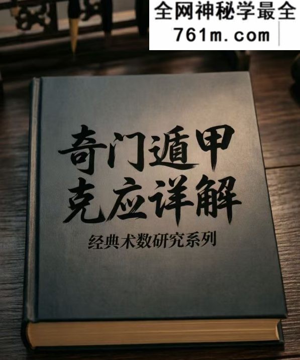 奇门遁甲克应详解-奇门遁甲内部资料-435页