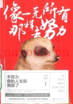 像一无所有那样去努力