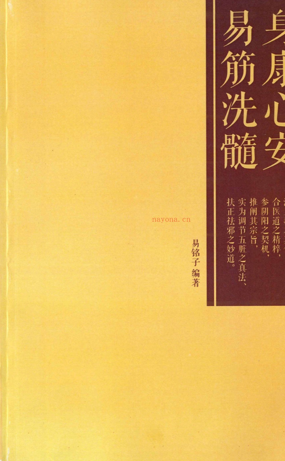 传统养生经典身康心安易筋洗髓314页电子版