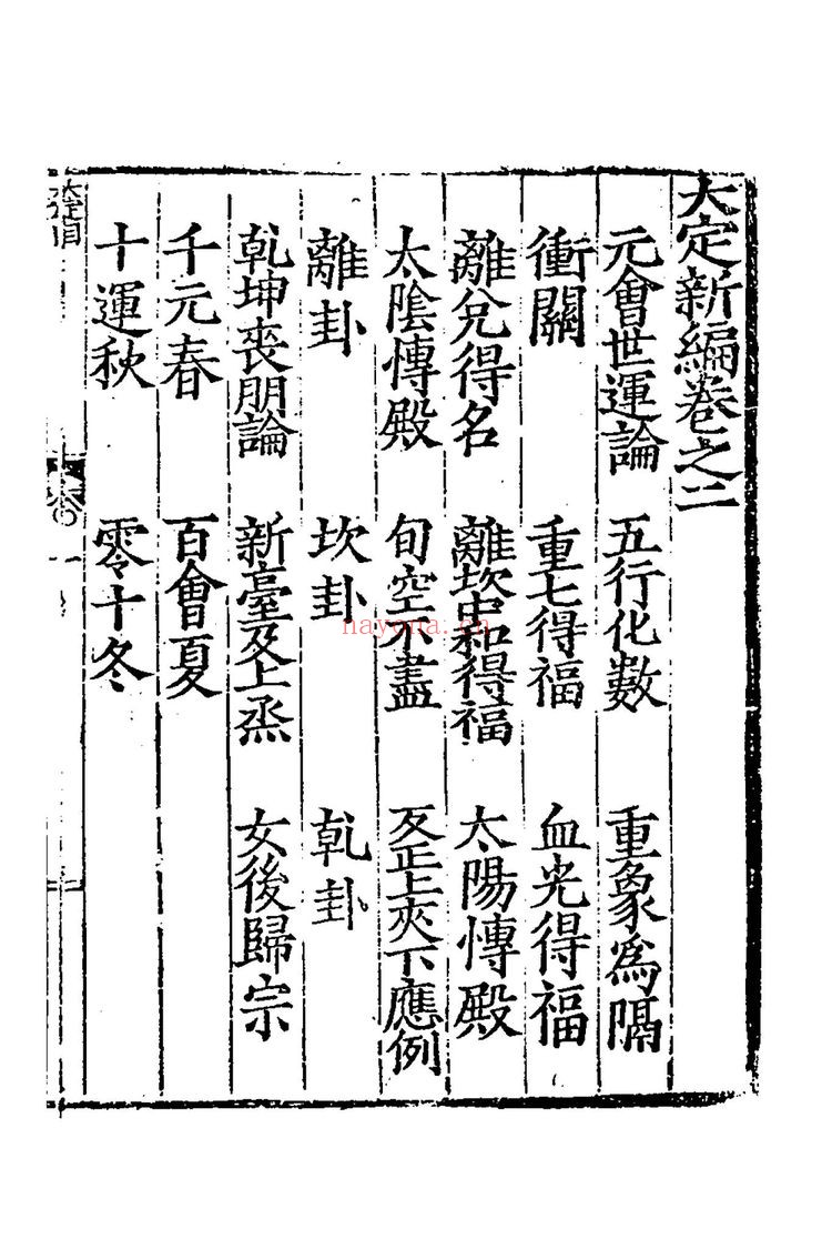 《大定数新编》PDF电子书（4册PDF电子书）