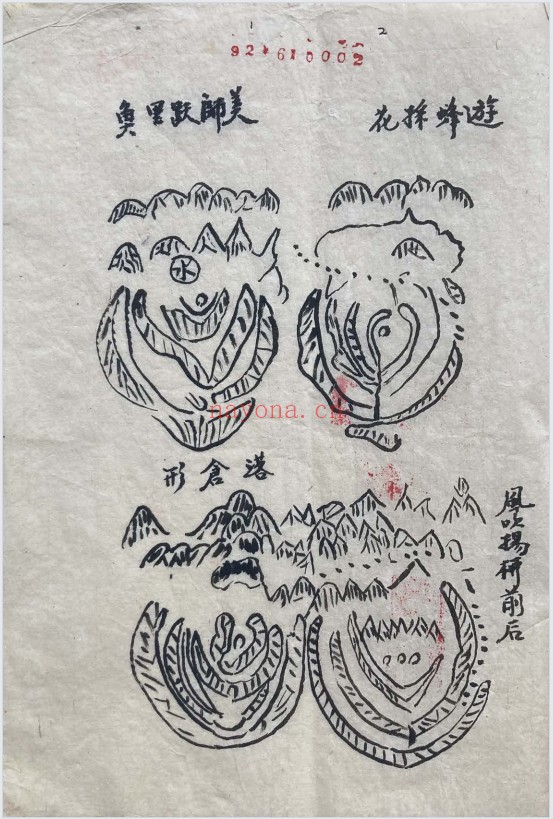 手抄珍本天机会元图张子微喝形图格78页PDF 风水秘本