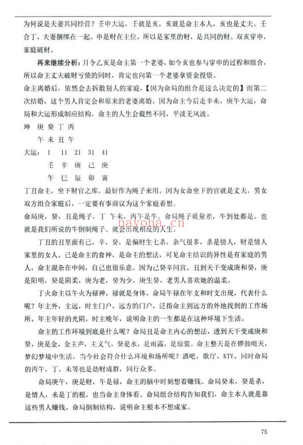 宋兆国盲派八字高阶象法传承班内部真传讲义256页PDF 盲派命理