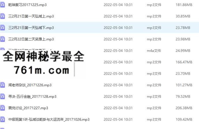 晨植五行风水最新中级班，百度网盘下载，阿里云盘